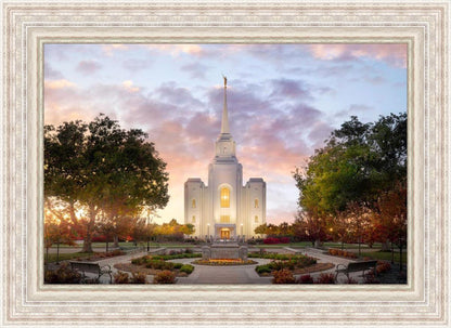 Brigham City Temple Autumn Panorama