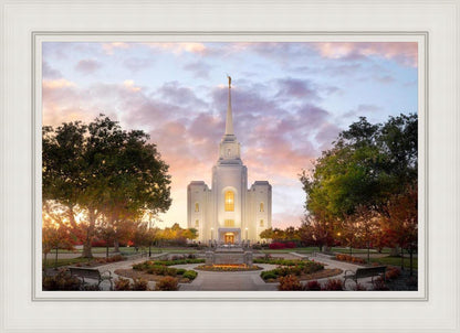 Brigham City Temple Autumn Panorama