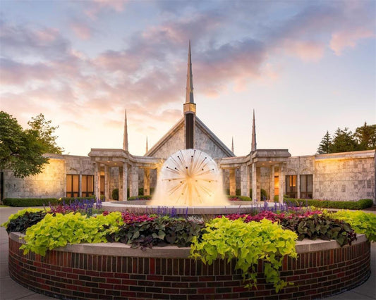 Chicago Temple Eventide Gallery Wrap