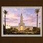 Redlands Temple Fountain Sunset