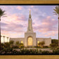 Redlands Temple Fountain Sunset