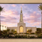 Redlands Temple Fountain Sunset
