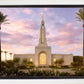 Redlands Temple Fountain Sunset