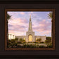 Redlands Temple Fountain Sunset