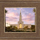 Redlands Temple Fountain Sunset
