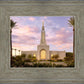 Redlands Temple Fountain Sunset
