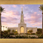 Redlands Temple Fountain Sunset