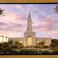 Redlands Temple Fountain Sunset