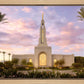 Redlands Temple Fountain Sunset