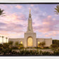 Redlands Temple Fountain Sunset