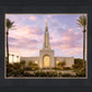 Redlands Temple Fountain Sunset