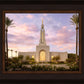 Redlands Temple Fountain Sunset