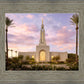 Redlands Temple Fountain Sunset