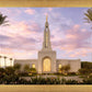 Redlands Temple Fountain Sunset