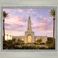 Redlands Temple Fountain Sunset