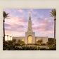 Redlands Temple Fountain Sunset
