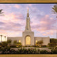 Redlands Temple Fountain Sunset