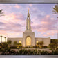 Redlands Temple Fountain Sunset