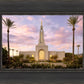Redlands Temple Fountain Sunset