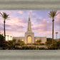 Redlands Temple Fountain Sunset