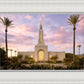 Redlands Temple Fountain Sunset