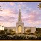 Redlands Temple Fountain Sunset