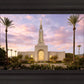 Redlands Temple Fountain Sunset