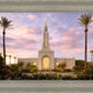 Redlands Temple Fountain Sunset