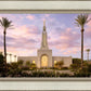 Redlands Temple Fountain Sunset