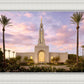 Redlands Temple Fountain Sunset
