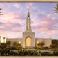 Redlands Temple Fountain Sunset