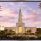 Redlands Temple Fountain Sunset