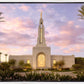 Redlands Temple Fountain Sunset
