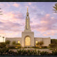 Redlands Temple Fountain Sunset