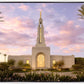 Redlands Temple Fountain Sunset