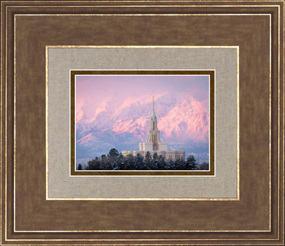 Payson Temple Winter Evening