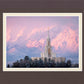 Payson Temple Winter Evening