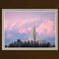 Payson Temple Winter Evening