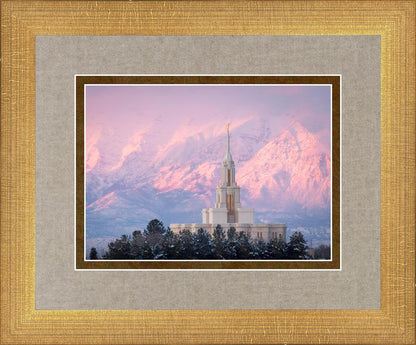 Payson Temple Winter Evening