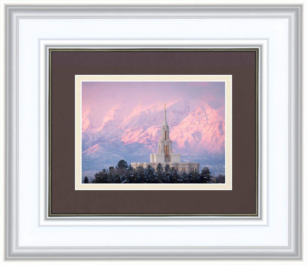 Payson Temple Winter Evening