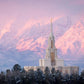 Payson Temple Winter Evening