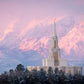 Payson Temple Winter Evening