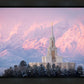 Payson Temple Winter Evening
