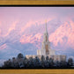 Payson Temple Winter Evening