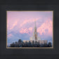 Payson Temple Winter Evening