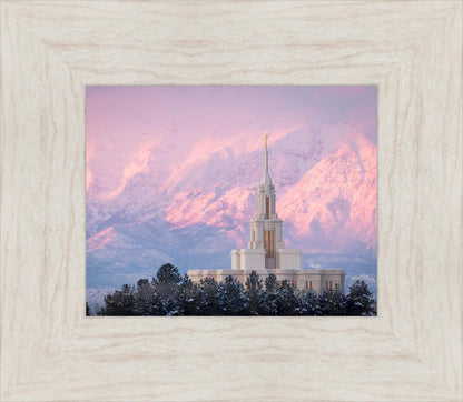 Payson Temple Winter Evening