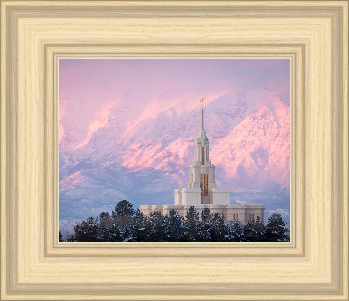 Payson Temple Winter Evening
