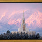 Payson Temple Winter Evening