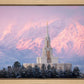 Payson Temple Winter Evening