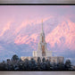 Payson Temple Winter Evening